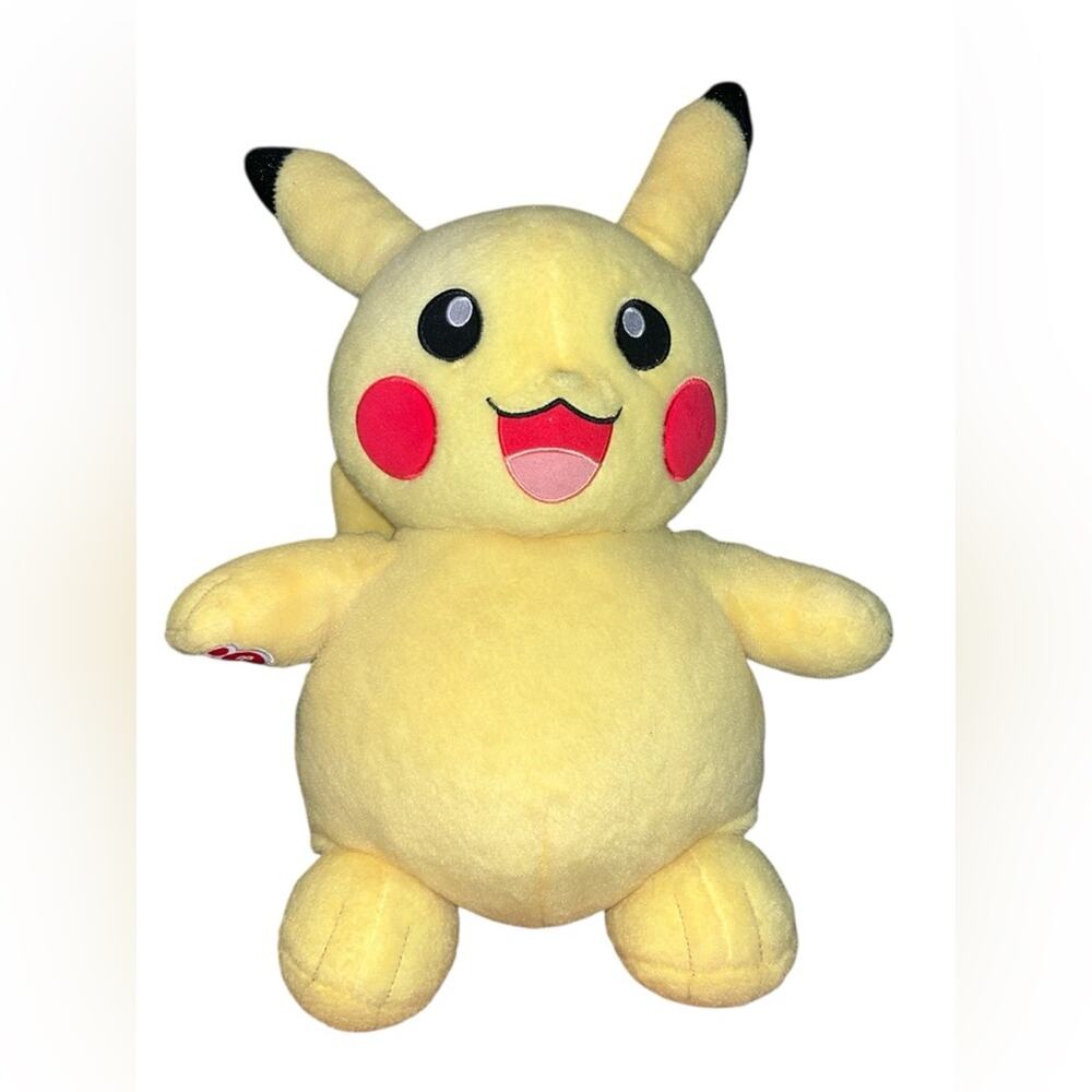 Build A Bear Pokemon Pikachu Plush 17" Yellow